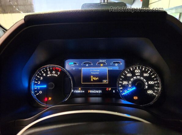 1FTFX1EG4GFC36062 2016 FORD F150 Silver Вид щитка приладів