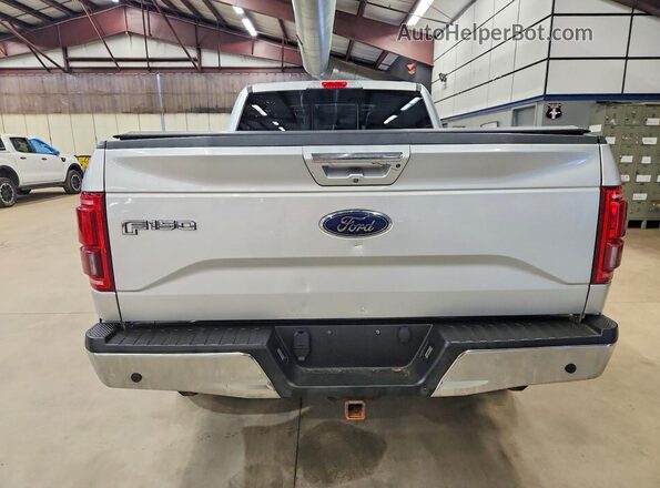 1FTFX1EG4GFC36062 2016 FORD F150 Silver Вид ззаду