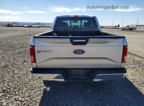 1FTFX1EG5GKF37141 2016 FORD F150 Silver Widok z tyłu