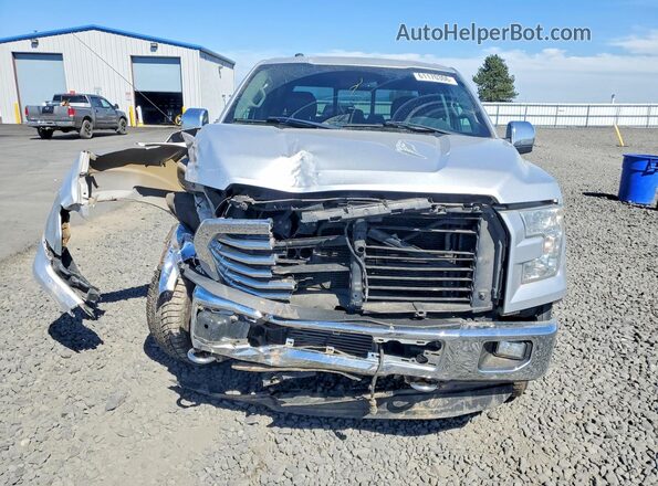 1FTFX1EG5GKF37141 2016 FORD F150 Silver Widok z przodu