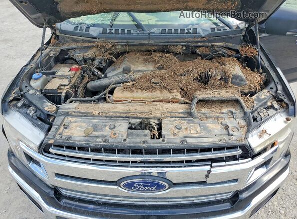 1FTFX1EG6JKC70311 2018 FORD F150 Черный Вид задней части салона