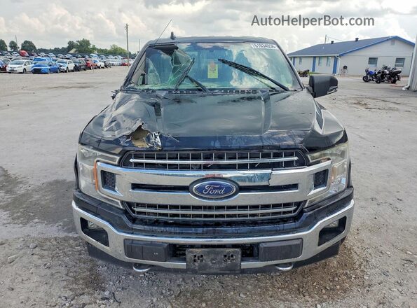 1FTFX1EG6JKC70311 2018 FORD F150 Черный Вид спереди