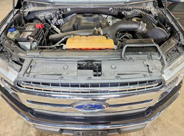 1FTFX1EG6JKD15313 2018 FORD F150 Black Rear interior view
