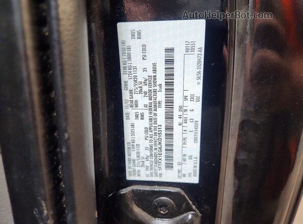 1FTFX1EG6JKD15313 2018 FORD F150 Black Engine compartment view