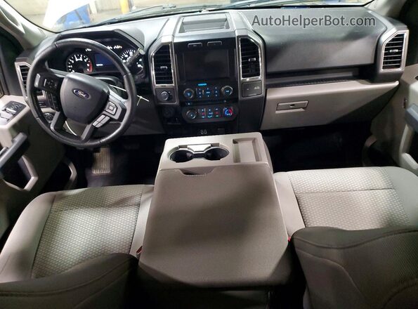 1FTFX1EG7GFA19900 2016 FORD F150 Silver Առջևի վահանակի տեսք