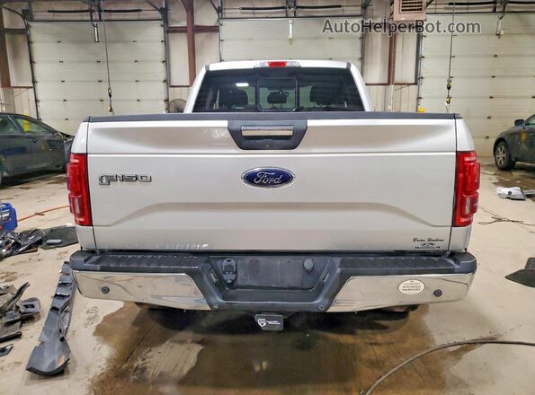 1FTFX1EG7GFA19900 2016 FORD F150 Silver Հետևի տեսք
