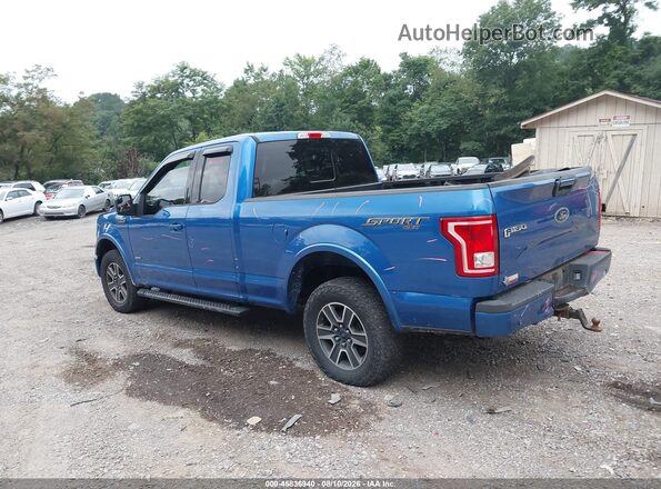 1FTFX1EG7GFC04612 2016 FORD F150 Black Tył lewy
