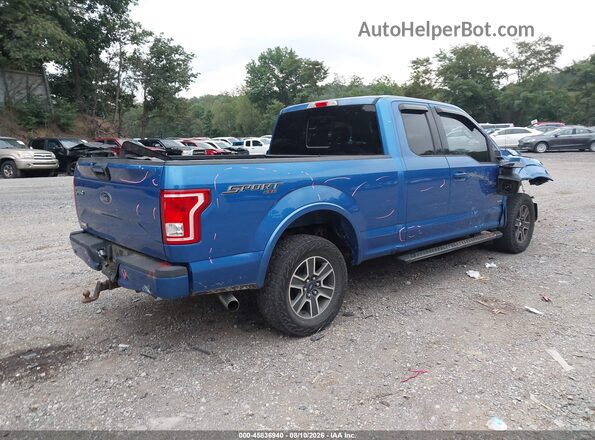 1FTFX1EG7GFC04612 2016 FORD F150 Black Tył prawy