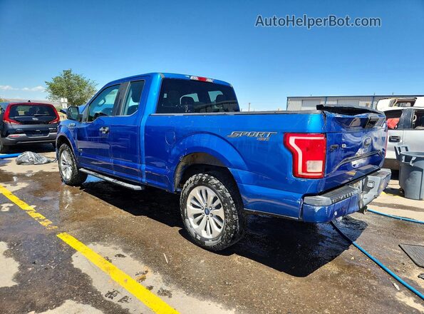 1FTFX1EG7GKF83165 2016 FORD F150 Blue უკანა მარცხენა