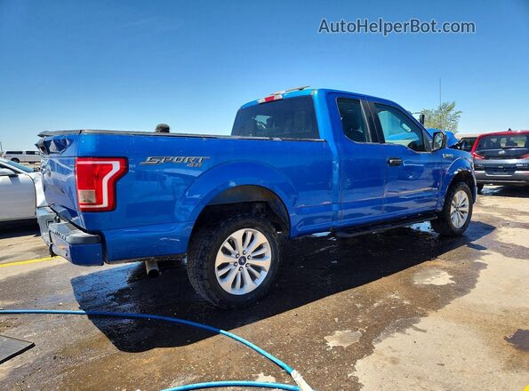 1FTFX1EG7GKF83165 2016 FORD F150 Blue უკანა მარჯვენა