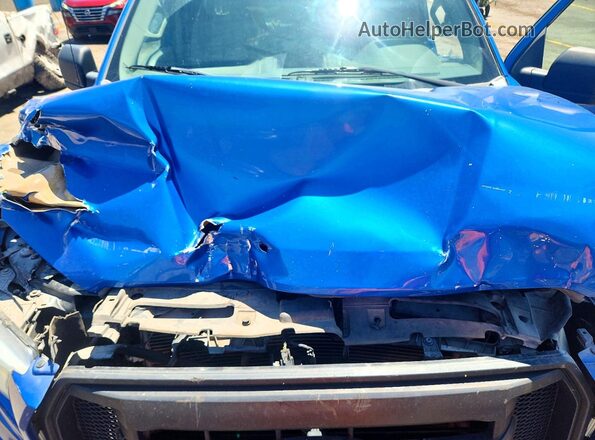 1FTFX1EG7GKF83165 2016 FORD F150 Blue უკანა სალონის ხედი
