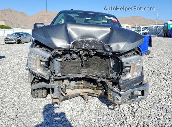 1FTFX1EG7JKF92763 2018 FORD F150 Серый Вид спереди
