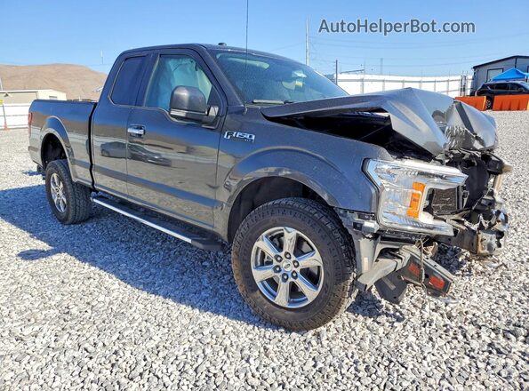 1FTFX1EG7JKF92763 2018 FORD F150 Серый Передняя правая четверть