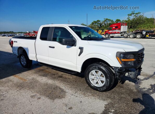 1FTFX1L58RKD13351 2024 FORD F150 White წინა მარჯვენა