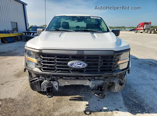 1FTFX1L58RKD13351 2024 FORD F150 White VIN კოდის სტიკერის ხედი