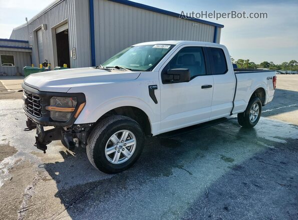 1FTFX1L58RKD13351 2024 FORD F150 White სალონის 360-გრადუსიანი ხედი
