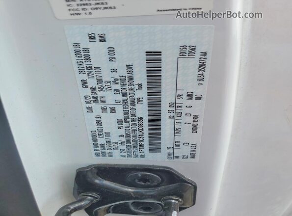 1FTMF1C51LKD98356 2020 FORD F150 White Շարժիչի բաժամունքի տեսք