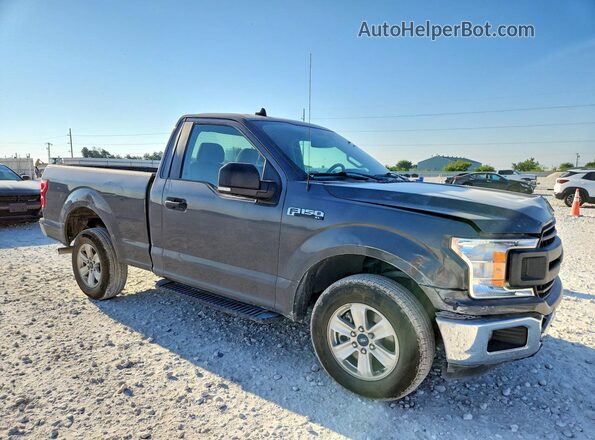 1FTMF1C52LKD73885 2020 FORD F150 Gray Delantero derecho