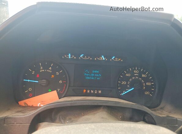 1FTMF1C54JKD78485 2018 FORD F150 White Vista del cuadro de instrumentos