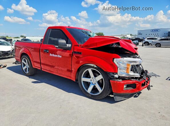 1FTMF1C5XJKD19389 2018 FORD F150 Red Przód prawy