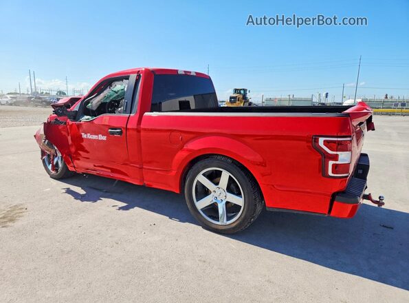 1FTMF1C5XJKD19389 2018 FORD F150 Red Tył lewy