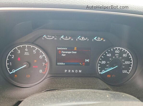 1FTMF1C5XPKE96985 2023 FORD F150 White Вид щитка приладів