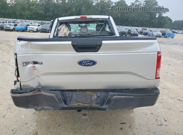 1FTMF1C85HFB62626 2017 FORD F150 Silver Հետևի նստատեղերի տեսք