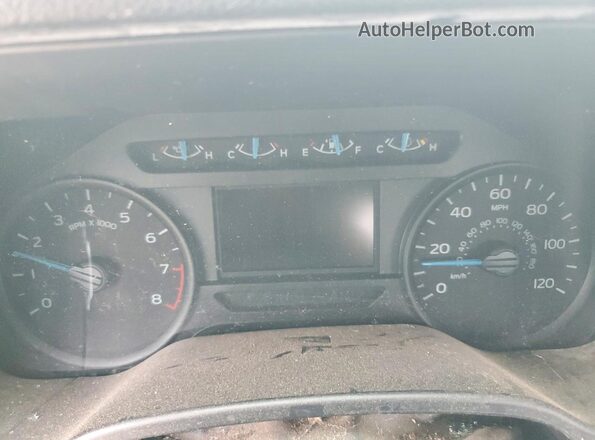 1FTMF1C85HFB62626 2017 FORD F150 Silver Սարքավորումների վահանակի տեսք
