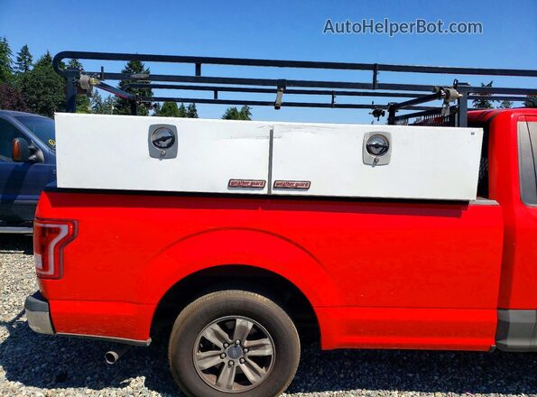 1FTMF1C86GKF57467 2016 FORD F150 Red Вид задніх сидінь