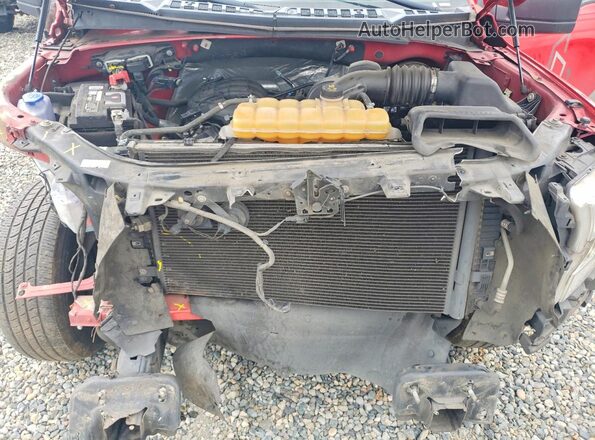 1FTMF1C86GKF57467 2016 FORD F150 Red Вид задньої частини салону