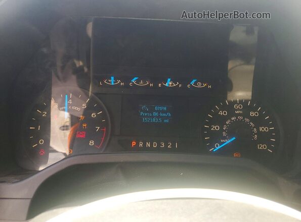 1FTMF1C87GFA73221 2016 FORD F150 White Widok zestawu wskaźników