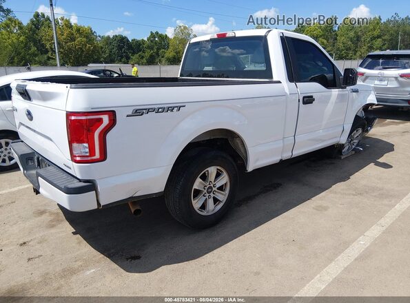 1FTMF1C87GKD36833 2016 FORD F150 Белый Задняя правая четверть