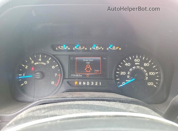 1FTMF1C89HKC51915 2017 FORD F150 Red Instrument cluster view