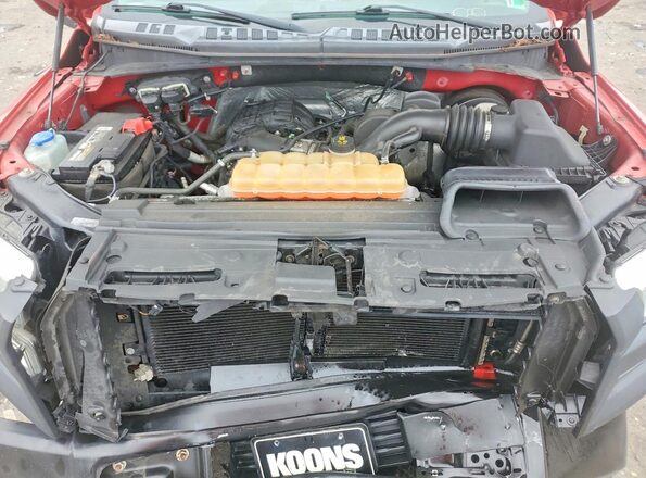 1FTMF1C89HKC51915 2017 FORD F150 Red Rear interior view