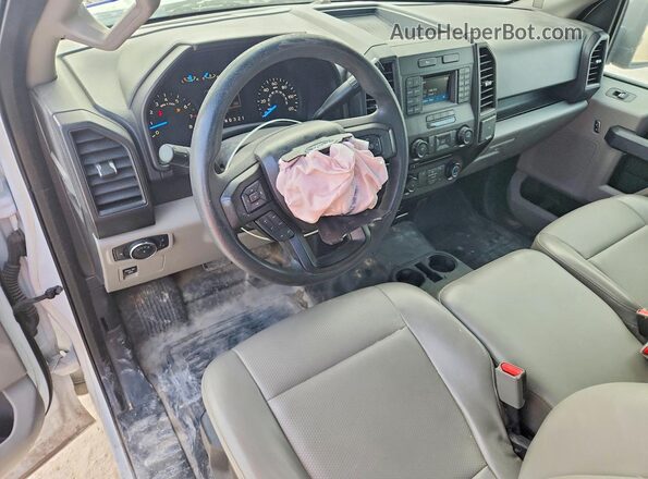 1FTMF1C8XHKC89878 2017 FORD F150 White Առջևի վահանակի տեսք