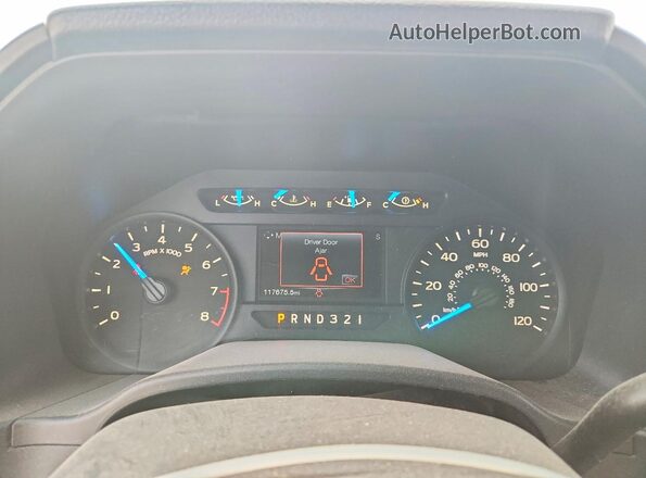 1FTMF1C8XHKC89878 2017 FORD F150 White Սարքավորումների վահանակի տեսք