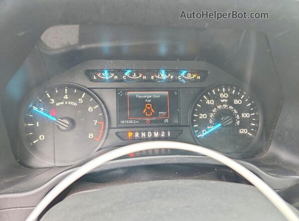 1FTMF1CB0LKD61711 2020 FORD F150 White ხელსაწყოთა პანელის ხედი