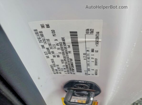 1FTMF1CB0MKD71897 2021 FORD F150 Белый Вид подкапотного пространства