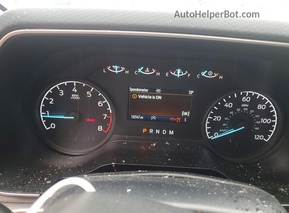 1FTMF1CB0MKD71897 2021 FORD F150 Белый Вид щитка приборов