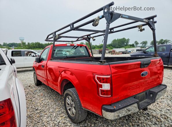 1FTMF1CB1KKC19785 2019 FORD F150 Red Rear left