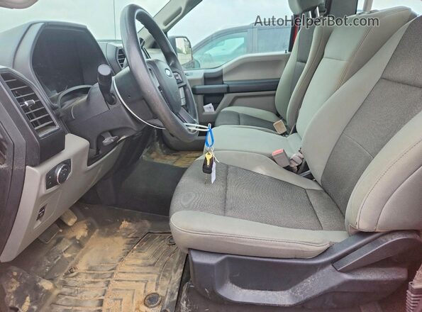 1FTMF1CB1KKC19785 2019 FORD F150 Red Front interior view