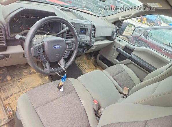 1FTMF1CB1KKC19785 2019 FORD F150 Red Dashboard view