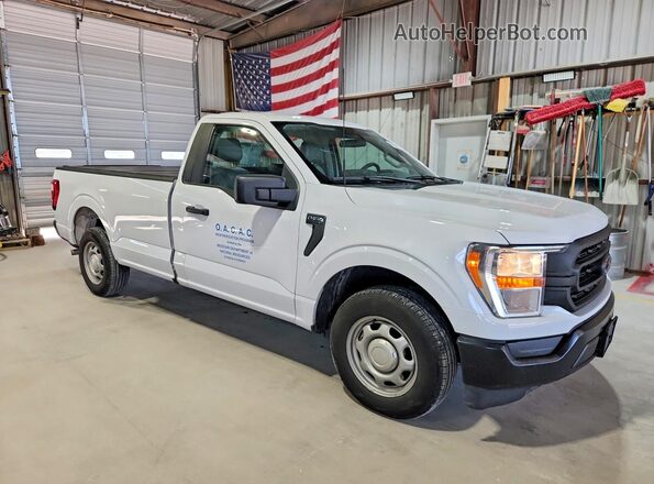 1FTMF1CB1MKE76870 2021 FORD F150 Белый Передняя правая четверть