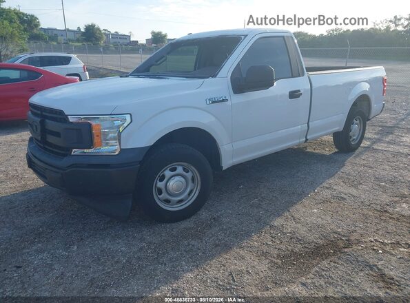1FTMF1CB2KKD07177 2019 FORD F150 White Vista tres cuartos delantera izquierda