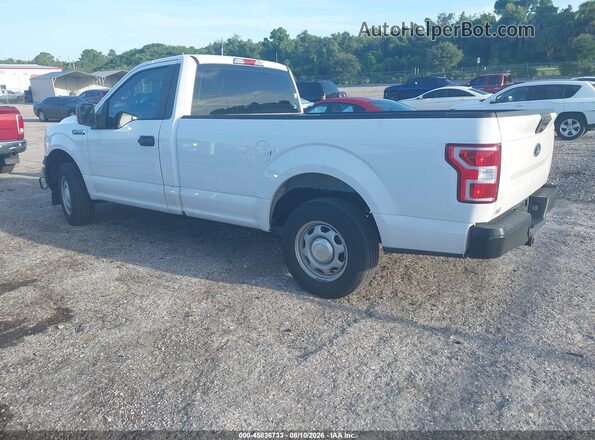 1FTMF1CB2KKD07177 2019 FORD F150 White Trasero izquierdo
