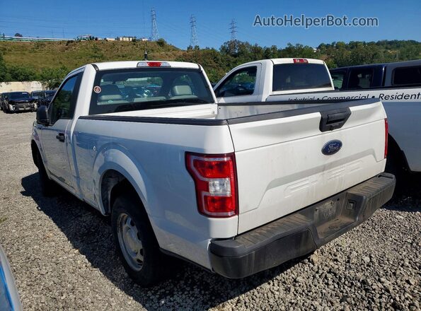 1FTMF1CB2LFA73892 2020 FORD F150 White Trasero izquierdo