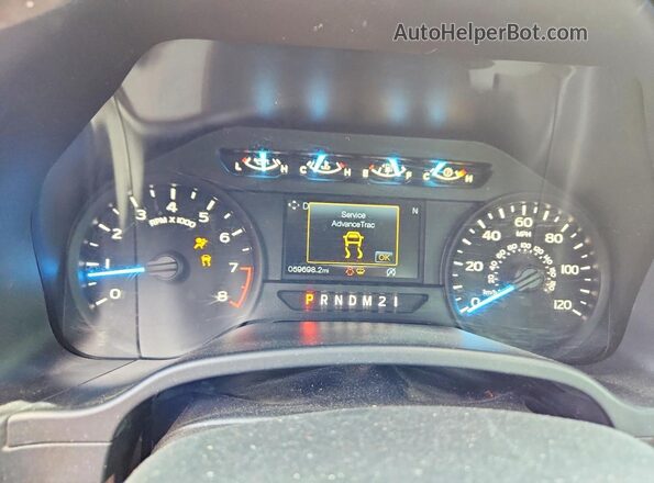 1FTMF1CB3JKE63808 2018 FORD F150 Black ხელსაწყოთა პანელის ხედი