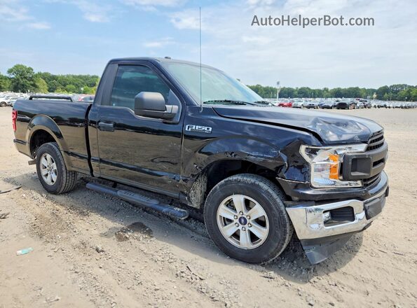 1FTMF1CB3JKE63808 2018 FORD F150 Black წინა მარჯვენა