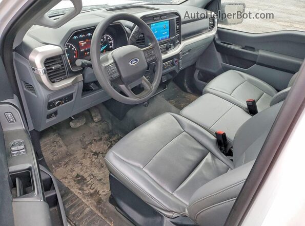 1FTMF1CB3MKD64782 2021 FORD F150 White Dashboard view