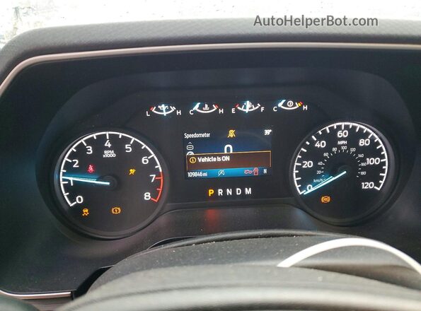 1FTMF1CB3MKD64782 2021 FORD F150 White Instrument cluster view